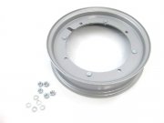 Felge 9 auf 10 Umrstfelge 2.10-10 offen silber Vespa V50