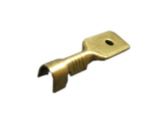 Flachsteckzunge Kabelschuh 6,3x0,8 (0,5-1,0mm²) unisoliert