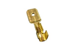 Flachsteckzunge Kabelschuh 6,3x0,8 (0,5-1,0mm) unisoliert
