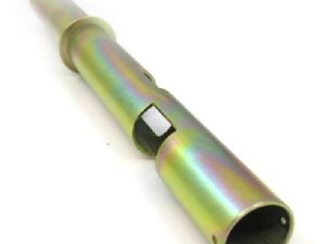 Gasrohr, L 265mm - 97mm/167mm,  24mm Vespa 50, N, L, R, Revival, S,  90, 100 mit Lenkerendenblinker