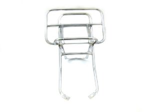 Gepcktrger hinten, CUPPINI chrom, Gepckauflage: 25x38cm, klappbar Vespa 125 VNB4-6, GT, GTR, TS, Super, 150 VBB2, GL, Sprint, V, 160 GS 2, 180 SS, Rally 