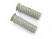 Griffe 24mm grau m. Logo (Paar) Vespa PV, V50, Sprint