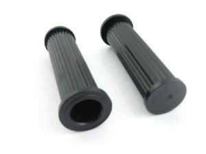 Griffe 24mm schwarz ohne Logo (Paar) (ital.) Vespa