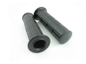 Griffe 24mm schwarz ohne Logo (Paar) (ital.) Vespa PV, V50, Sprint