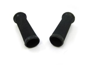 Griffe fr LenkerblinkerAntik schwarz  innen 24mm, L 120mm Vespa V50,PV,PX, PK, VNA-VBC