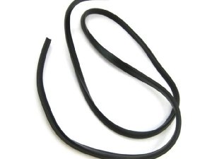 Gummi Seitenhaube schwarz (Meterware) 1m Vespa PX