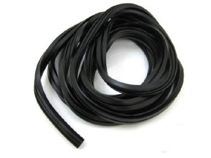 Gummi Trittleisten l=3,9m, b=9mm schwarz 3 Rippen Vespa...