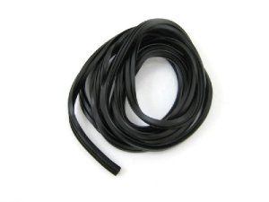 Gummi Trittleisten l=3,9m, b=9mm schwarz 3 Rippen Vespa V50, PV