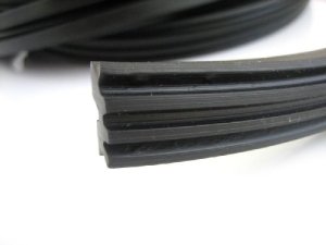 Gummi Trittleisten schwarz (kit) (ital.) Vespa 125, 150, VNA-VBB