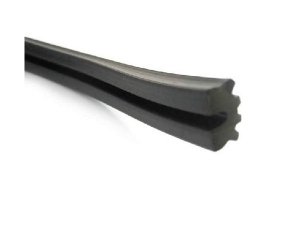 Gummi Trittleisten schwarz (kit) (ital.) Vespa 125, 150, VNA-VBB