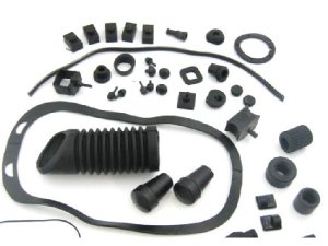 Gummiteilekit gro schwarz Vespa PX