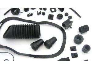 Gummiteilekit gro schwarz Vespa PX