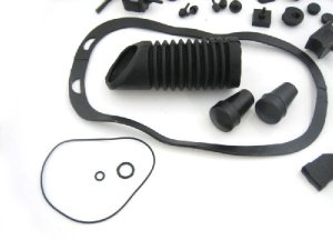 Gummiteilekit gro schwarz Vespa PX