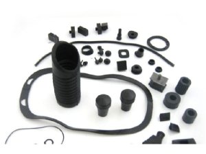 Gummiteilekit gro schwarz Vespa PX