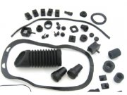 Gummiteilekit gro schwarz Vespa PX