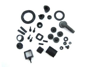 Gummiteilekit klein schwarz Vespa PX 80-200