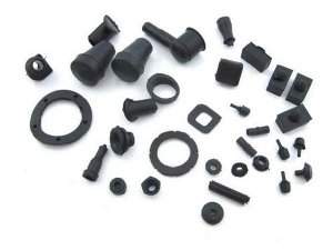 Gummiteilekit klein schwarz Vespa PX 80-200