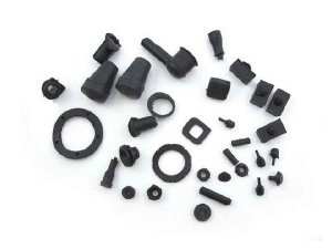 Gummiteilekit klein schwarz Vespa PX 80-200