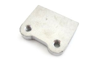 Halteplatte alu zum anschweissen Bremspumpe Scheibenbremse Vespa V50, PV, PX, Sprint, VNA-VBC