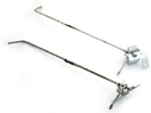 Halter Seitenhaube Innenverschluß (paar) Vespa PX Lusso