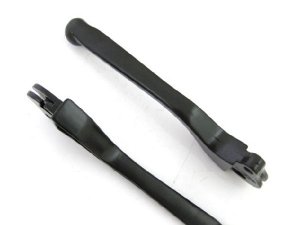 Hebel Sport Sporthebel schwarz L=145mm (paar) Vespa V50, PV, PK, VNA-VBC, Sprint, PX
