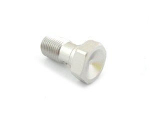 Hohlschraube M10x1,0 ABM silber eloxiert hydraulische...