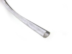 Kantenschutz Monoschlitzrohr Beinschild silber Aluminium PIAGGIO Vespa VNB, VBA, VBB