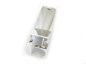 Kaskade chrom, ohne Ausbuchtung fr PIAGGIO Schriftzug Vespa PX80-200 E Lusso, `98 passt auch fr Vespa P80-150X, PX80-200E, Lusso 1,P150S, P200E
