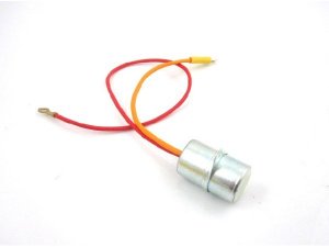 Kondensator 20x32mm mit Lasche 2 Kabel PIAGGIO  Vespa PX alt,  Sprint