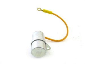 Kondensator 20x36mm mit Lasche 1 Kabel PIAGGIO Vespa 125 53+56-57, 150 55-56