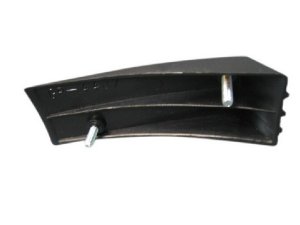 Kotflgelnippel schwarz-chrom plastik Vespa PX, T5