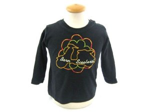Longsleeve Born Scooterist, Gr. 76-86cm (12-18 Monate)