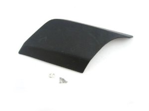 Lufteinlass auf Motorklappe (scoop) plastik schwarz Vespa V50, PV