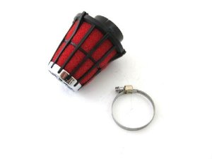 Luftfilter 42mm Malossi E5 versetzt rot Dellorto PHB