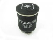 Luftfilter 70mm Stage6 double layer gross rund schwarz