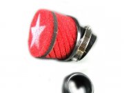 Luftfilter Stage6 klein AW=44mm (Mikuni) rot