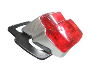 Rücklicht BGM antik klein metall chrom Vespa