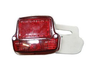 Rcklicht Metallgehuse Vespa V50 1.Serie