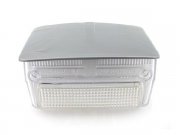 Rcklichtglas wei mit grauem Deckel Vespa V50 special