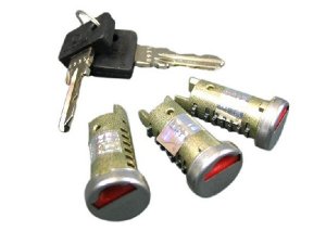 Schließzylinderset 3-Schlösser Schloss Vespa PX, T5, PK