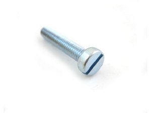 Schraube M5x25mm verzinkt Schlitz Gepckfach oben Vespa PX, Rally