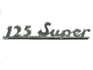 Schriftzug 125 Super Heck Vespa