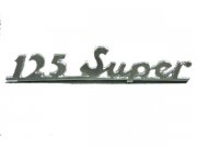 Schriftzug 125 Super Heck Vespa