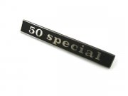 Schriftzug 50 special, schwarz/alu, Befestigung: 2 Pins,...