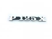 Schriftzug P125X Seitenhaube PIAGGIO Vespa PX