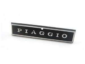 Schriftzug Piaggio Kaskade 107x23mm zum Schrauben Vespa PX alt