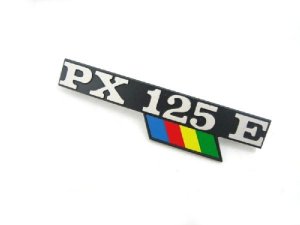 Schriftzug PX125E arcobaleno Seitenhaube Vespa PX