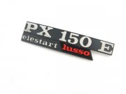 Schriftzug PX150E elestart lusso Seitenhaube Vespa PX
