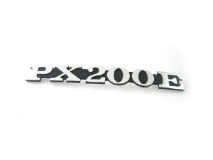 Schriftzug PX200E Seitenhaube, Nietenabstand 10,5mm PIAGGIO Vespa 