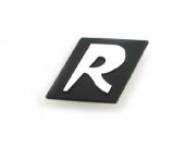Schriftzug R, Beinschild chrom, Befestigung: 2 Pins,...